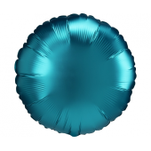 Standard Satin Luxe Aqua Foil Balloon S18 Packaged