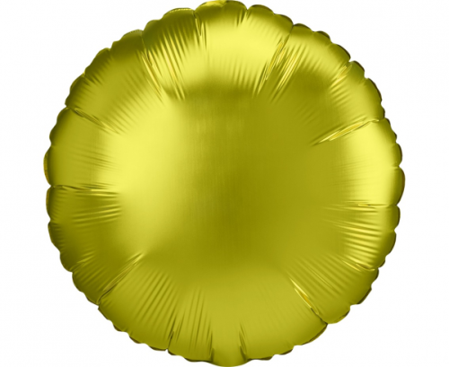 Standard Satin Luxe Lemon Foil Balloon S18 Packaged