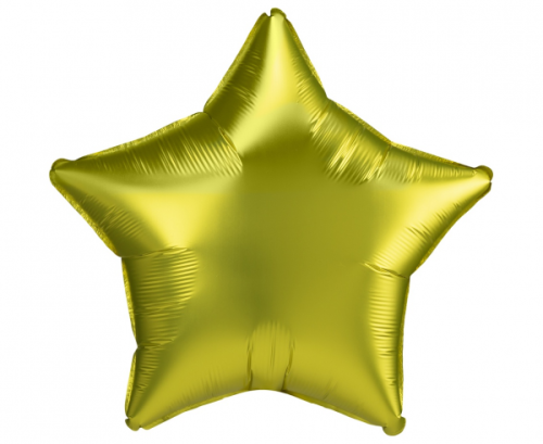 Standard Satin Luxe Lemon Foil Balloon S18 Packaged