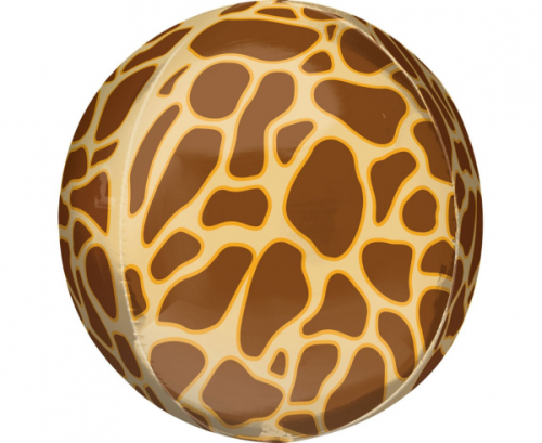 Orbz Giraffe Print Foil Balloon G20 Packaged Orbz Giraffe Print Foil Balloon G20 Packaged