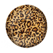 Orbz Leopard Print Foil Balloon G20 Packaged