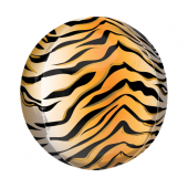 Orbz Tiger Print Foil Balloon G20 Packaged