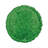Standard Forest Green Sequins Foil Balloon S18 Packaged