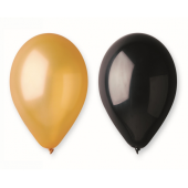 Воздушные шары B&amp;C, 3 золотых, 2 черных, 12 дюймов
