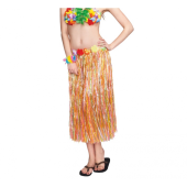 Hawaiian skirt, multicolour, length 75 cm, one size