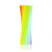 Drinking straws JUMBO pastel / 18 pcs.