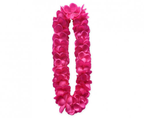 Hawaiian flower lei satin, pink