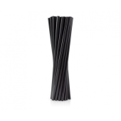 ECO Drinking Straws, black, 8x240mm / 15 pcs