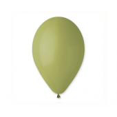 Pasteļbaloni Olive Green, G110, 30 cm, 100 gab