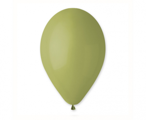 Pasteļbaloni Olive Green, G110, 30 cm, 100 gab Pasteļbaloni Olive Green, G110, 30 cm, 100 gab