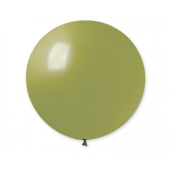 G30 balons, lodveida pastelis, 0,80m, olīvzaļš