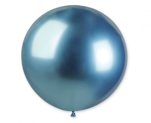 Sfērisks balons, zils hroms, GB30, 80 cm / 1 gab