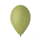 Pasteļbaloni Olive Green, G90, 25 cm, 100 gab