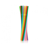 Flexible drinking straws, 5x210 mm / 40 pcs./ EB assorted