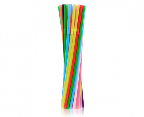 Flexible drinking straws, 5x210 mm / 40 pcs./ EB assorted