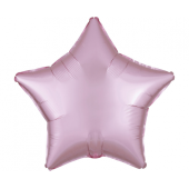 Standard Satin Luxe Pastel Pink Star Foil Balloon S15 bulk