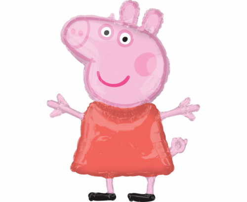 SuperShape Peppa Pig Foil Balloon P38 Packaged SuperShape Peppa Pig Foil Balloon P38 Packaged