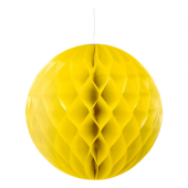 Paper ball decoration, gold, diameter 30 cm