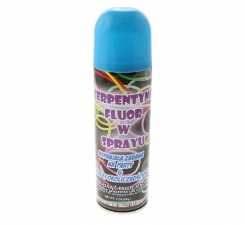 Neon Silly String, blue, 250 ml