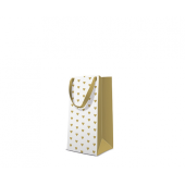 Gift bag PAW Premium Just Love, gold (wine bag)