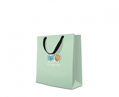 Gift bag PAW Premium Perfect Team, mint, medium