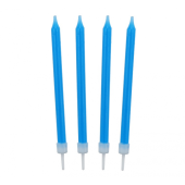 Birthday Candles 10/10, blue; 8,6 cm