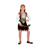 Brave Pirate Girl role-play set (dress, belt, headband), size 120/130