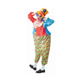 Super Clown role-play set (hat, overalls), size M