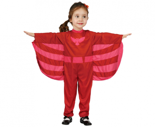 Red Super Hero Girl role-play costume (overall), size 98-104 cm