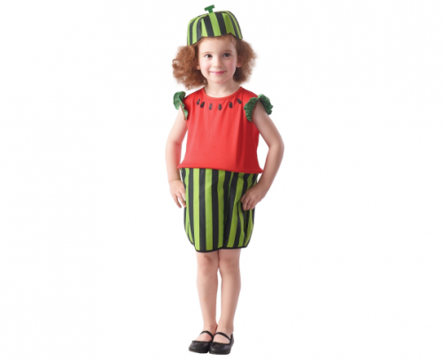 Watermelon role-play set (headpiece, dress), size 98-104 cm