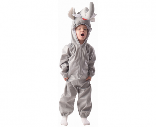 Little Elephant (overall with hood), size 98-104 cm