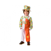 Little Clown role-play set (hat, overalls), size 98-104 cm