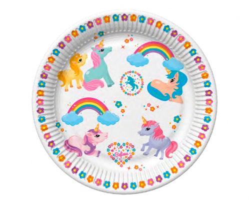 Paper plates Daisy / Maki 23 cm