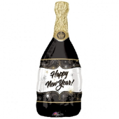 Foil balloon 36Ä SHO Champagne New Year