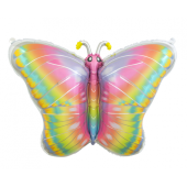 Foil balloon Pastel Butterfly, 64 x 53 cm