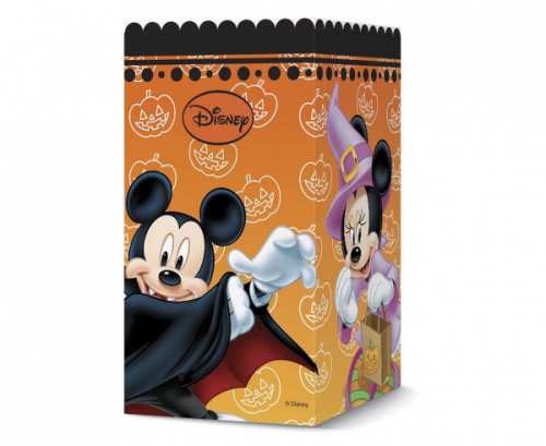 Paper popcorn box Mickey Halloween, 4 pcs