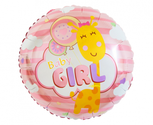 Foil balloon Baby Girl, 18