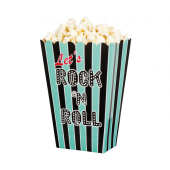 Popcorn box Rock''n Roll, 4szt