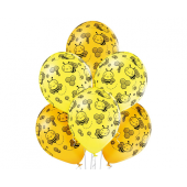 D11 воздушные шары Bees Mix 1c / 5s / 50 шт.