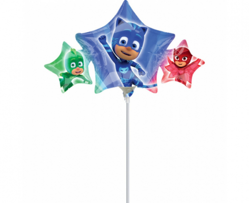 Folijas balons Mini Shape PJ Masks, 43 x 22 cm, vairumā