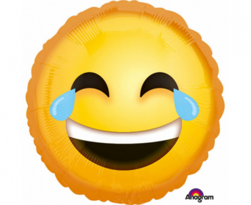 Folija balons Standard RND Smiling Emoji, 43 cm, vairumā