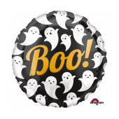 Воздушный шар из фольги Standard Boo! Призраки, РНД, упаковано