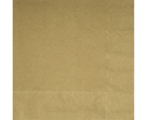 Paper napkins Gold, size 33x33 cm, 20 Pcs Paper napkins Gold, size 33x33 cm, 20 Pcs