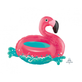 Foil balloon SuperShape Flamingo, packed