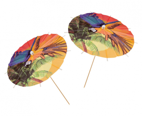 Umbrellas for drinks, cocktails beach