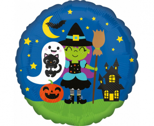 Foil balloon Standard Halloween Crew, packed Foil balloon Standard Halloween Crew, packed