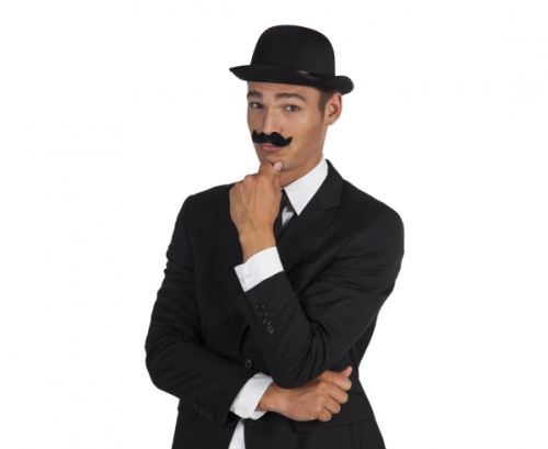 Gentleman moustache