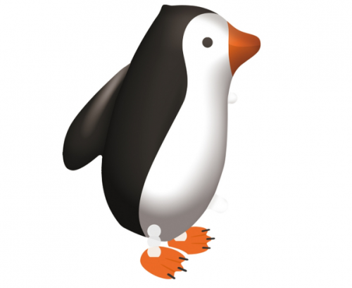 Foil balloon Penguin AWK, 57 x 47 cm