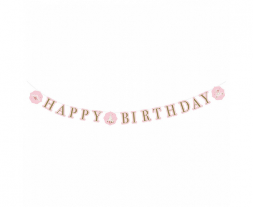 Paper garland Princess for a Day, size 170 x 15 cm Paper garland Princess for a Day, size 170 x 15 cm