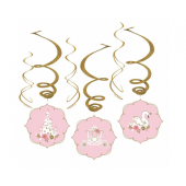Hanging decoration Princess for a Day / 6 pcs